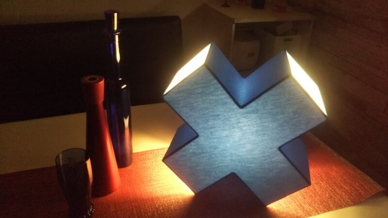 Cross lampshade